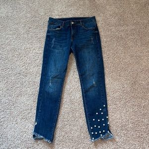 Zara Pearl Skinny Jeans